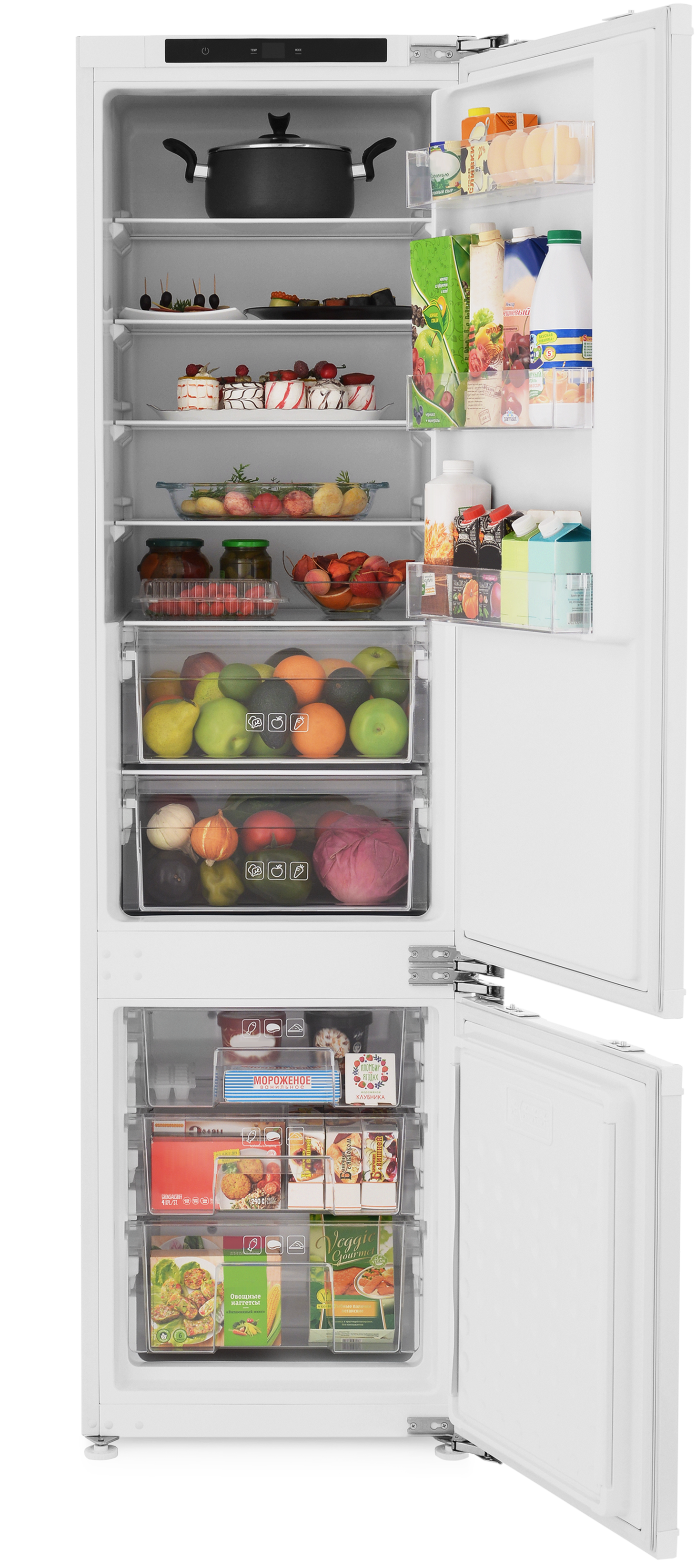 Холодильник комбинированный ZÜGEL ZRI2001NF